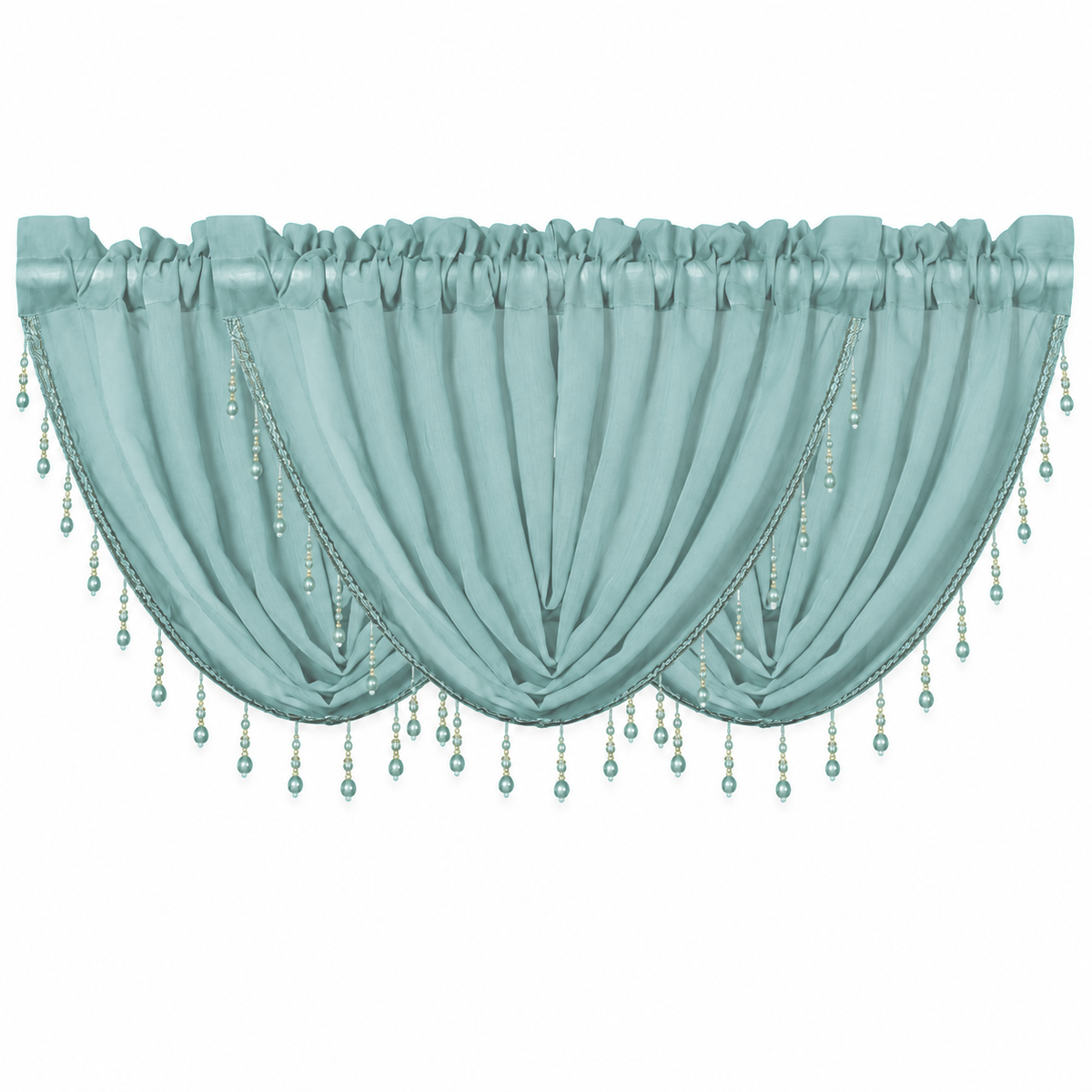 Dior Rod-Pocket Curtain Valance
