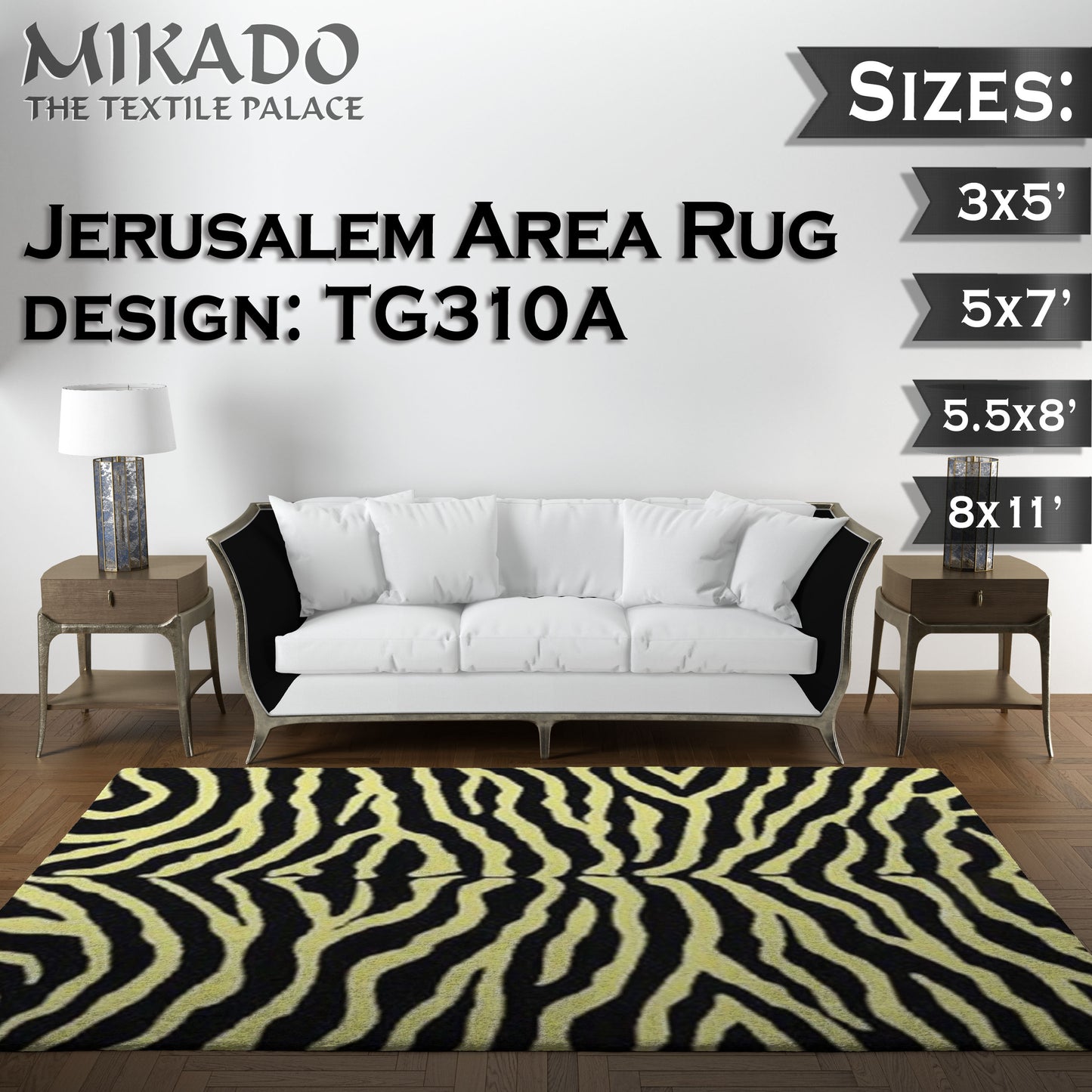 Jerusalem Rug | Larger Sizes