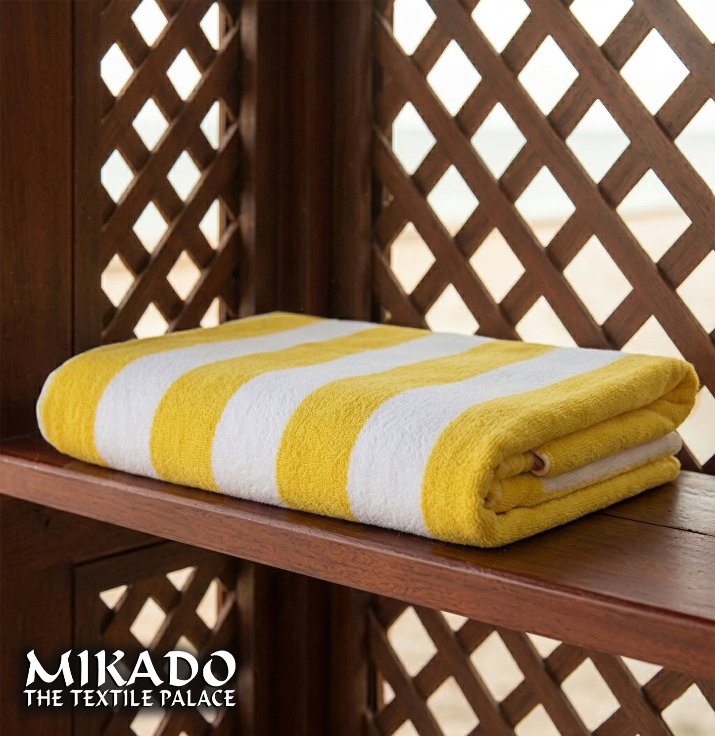 Jumbo Striped Beach Towel | Cabana Cotton