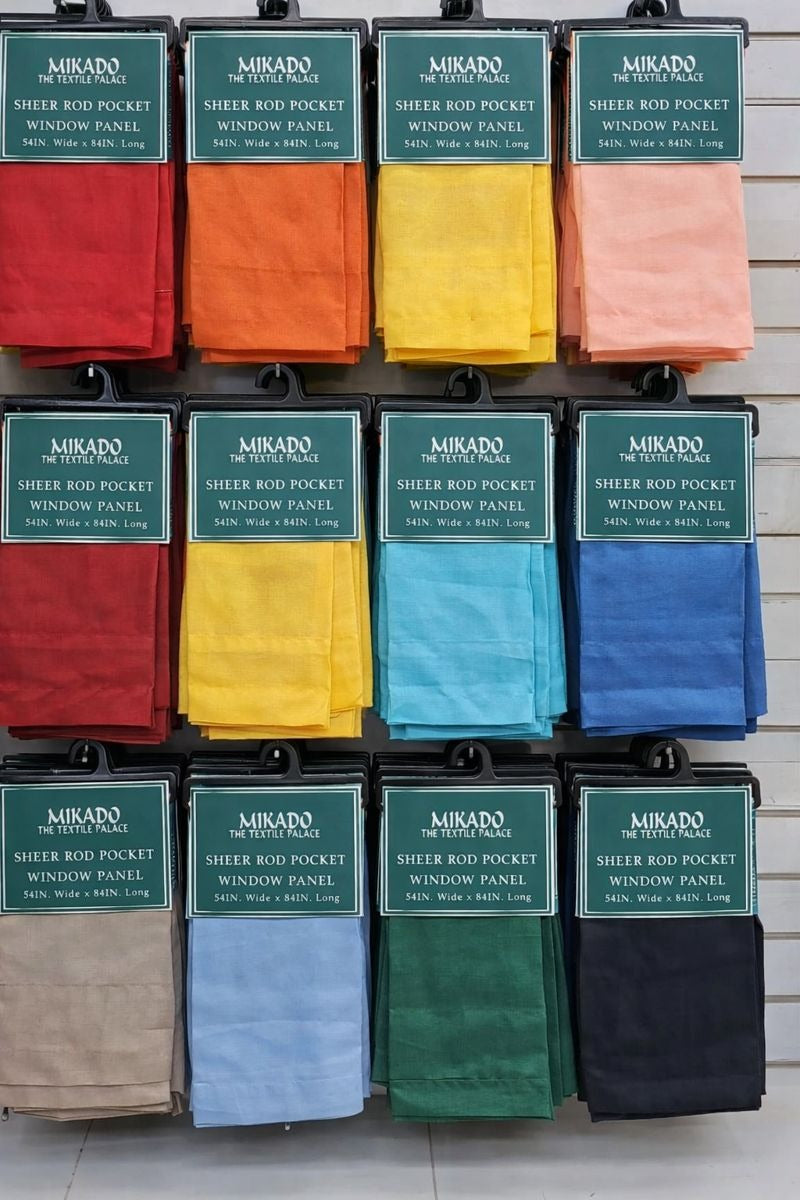 Jose Sheer Curtain Panel | Rodpocket
