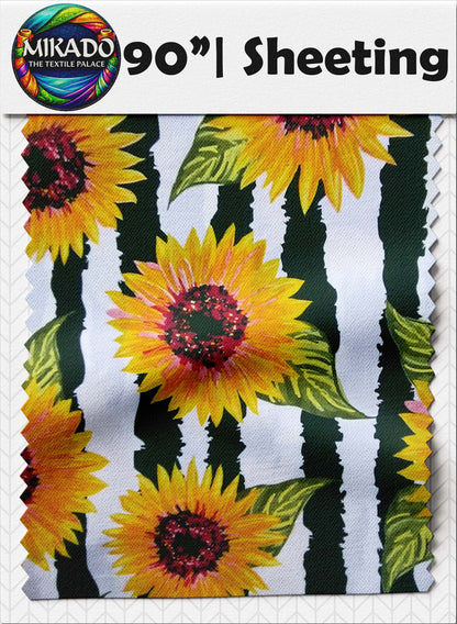 Sheeting Prints | Sunflower, Floral, Geometric