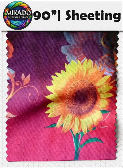 Sheeting Prints | Sunflower, Floral, Geometric