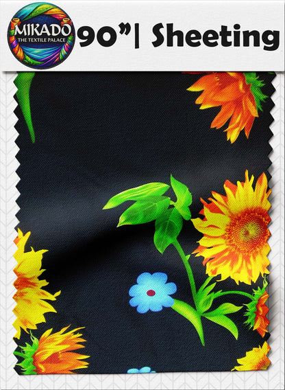 Sheeting Prints | Sunflower, Floral, Geometric
