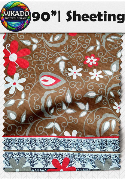 Sheeting Prints | Sunflower, Floral, Geometric