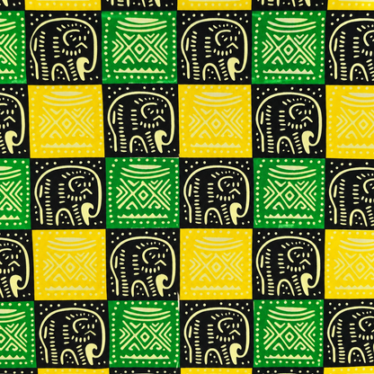 Ethnic African Print Fabric | 60"