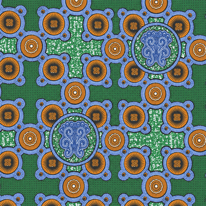 Ethnic African Print Fabric | 60"