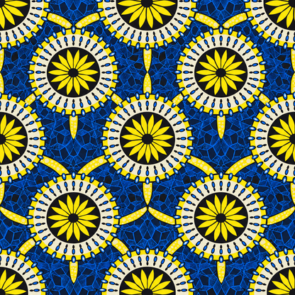 Ethnic African Print Fabric | 60"