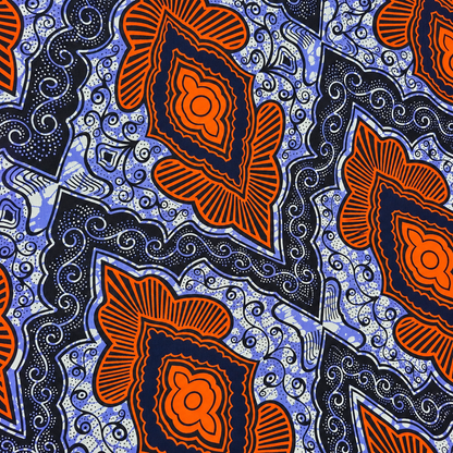 Ethnic African Print Fabric | 60"