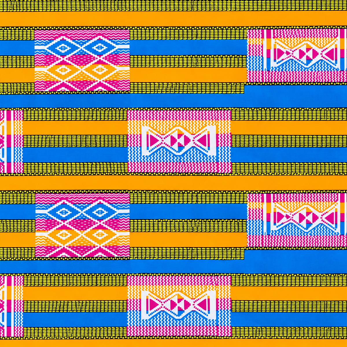 Ethnic African Print Fabric | 60"