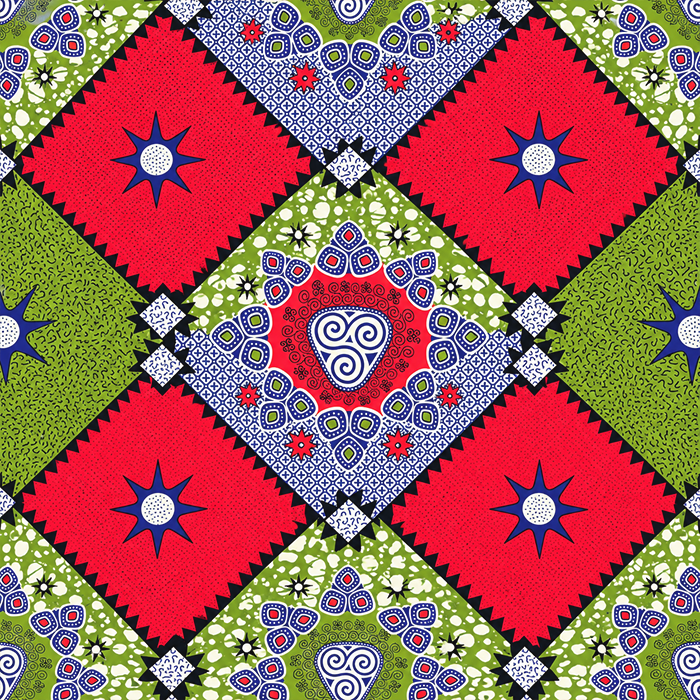 Ethnic African Print Fabric | 60"