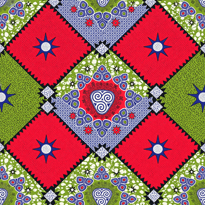Ethnic African Print Fabric | 60"