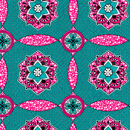 Ethnic African Print Fabric | 60"