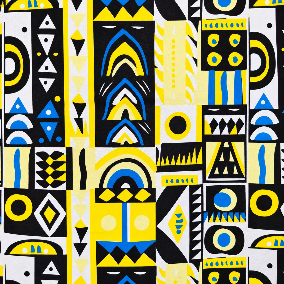 Ethnic African Print Fabric | 60"