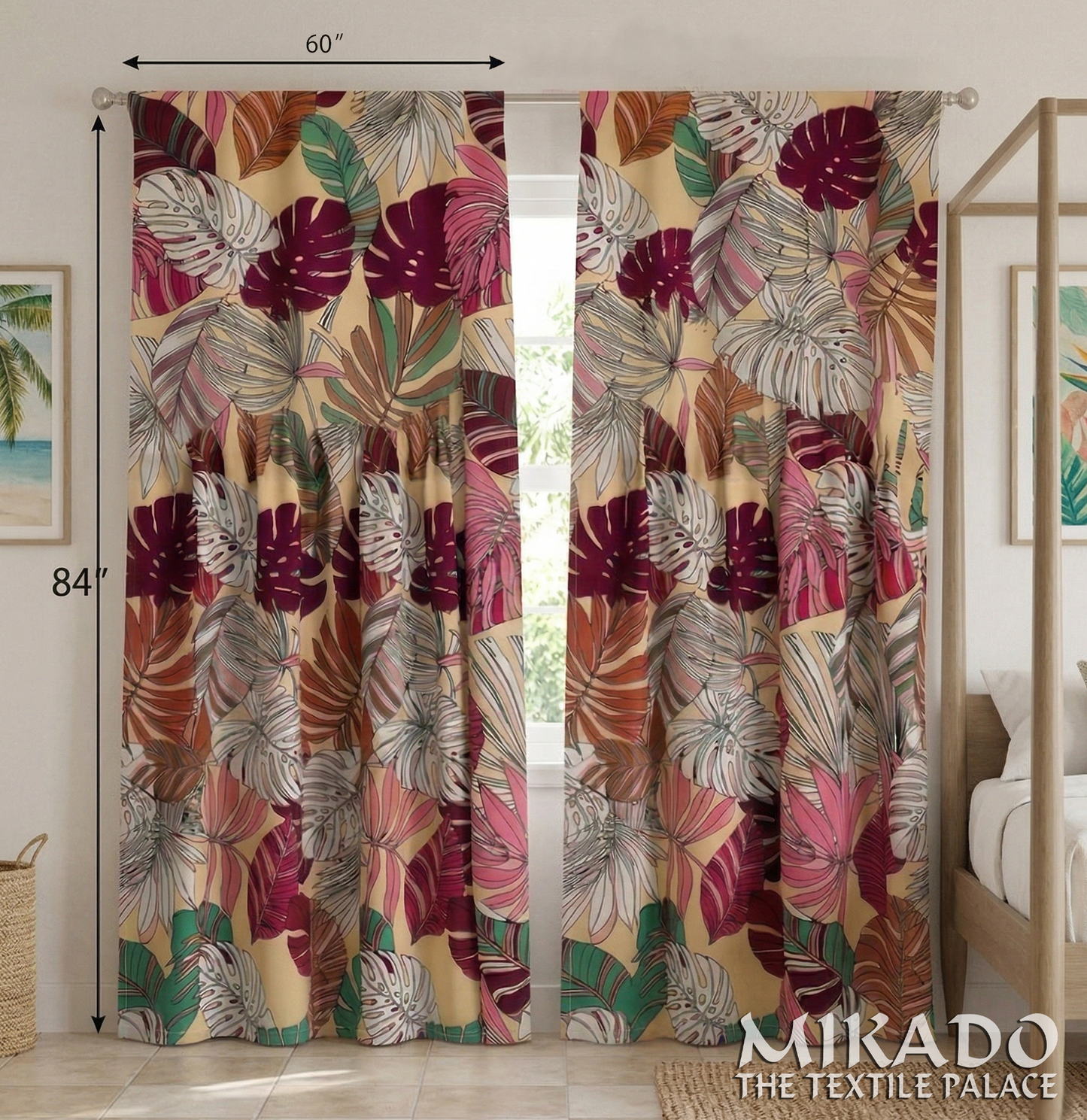 Aralia Blackout Panel | Monstera