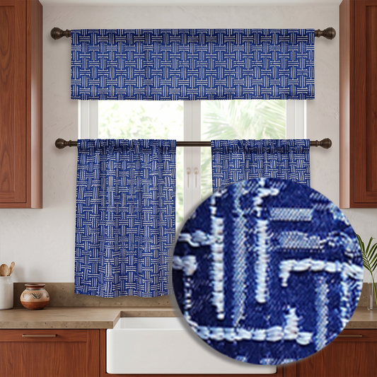 Basko Weave | Panel & Kitchen Curtain (Buy 1 Get 1 Free)