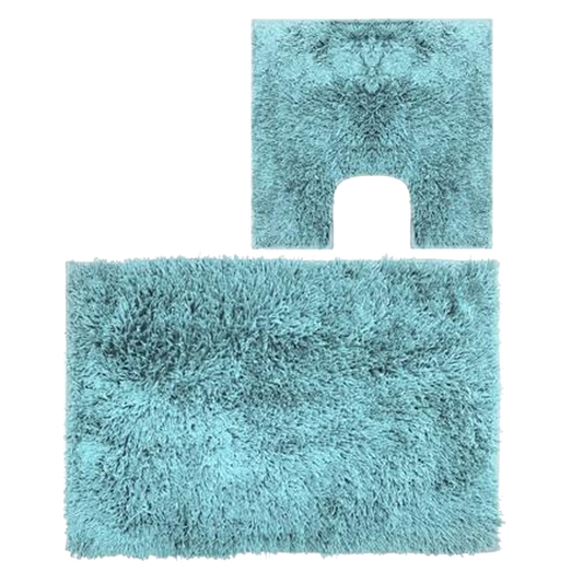 Shaggy Bath Rugs Spa Collection | 2 pieces