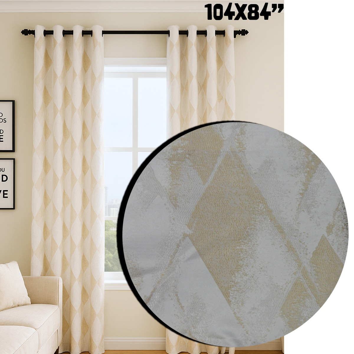 Bollft Deluxe Window Curtain Set | 2 piece