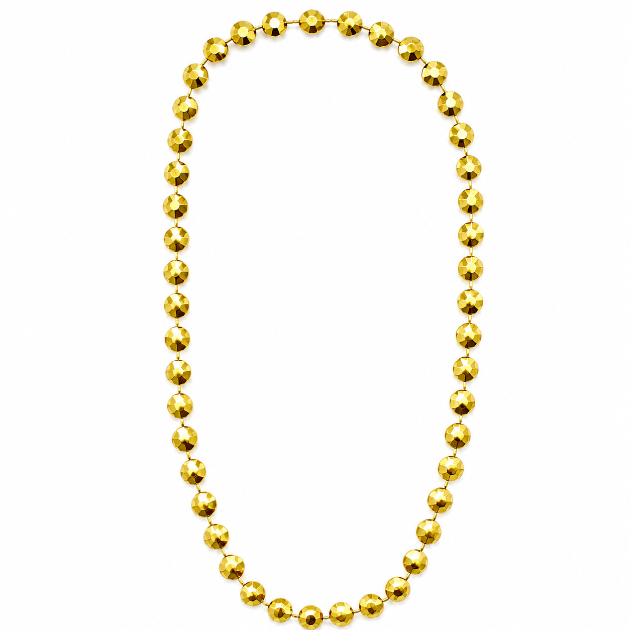 Carnival Beads - Flat, Faceted