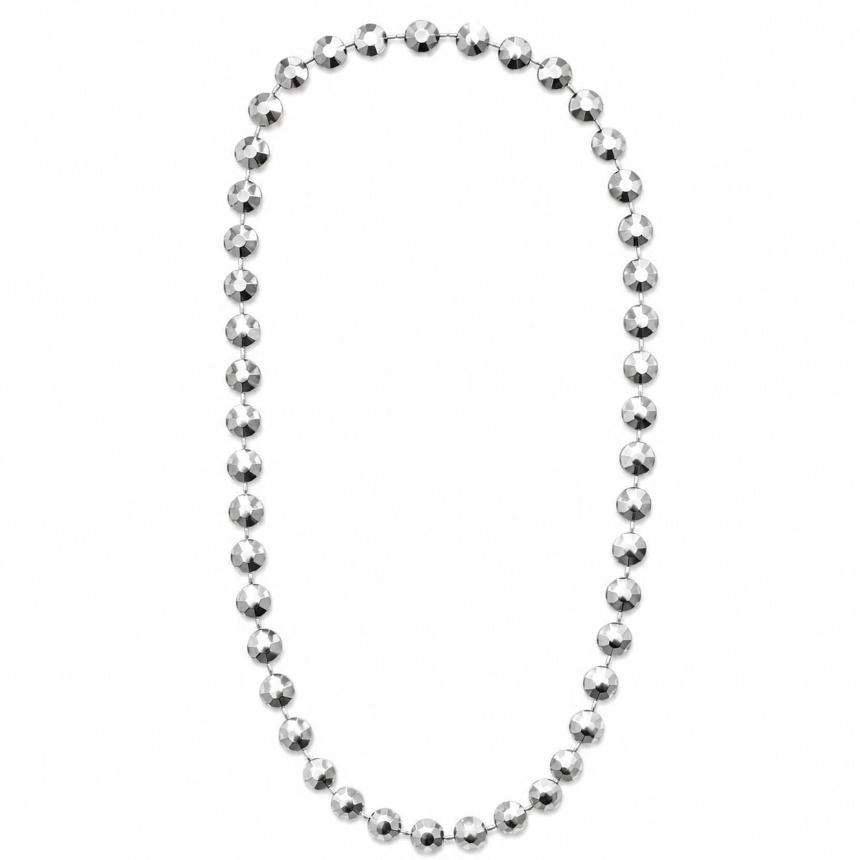 Carnival Beads - Flat, Faceted