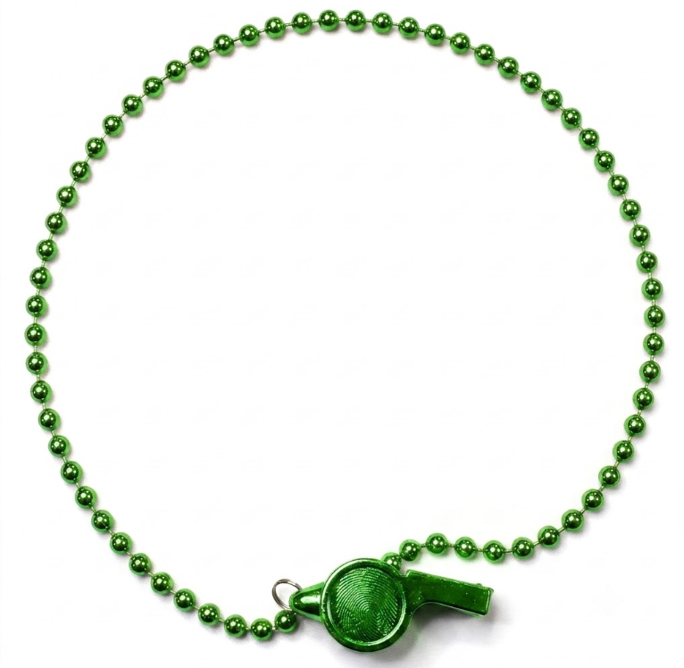 Whistle Carnival Bead Necklace