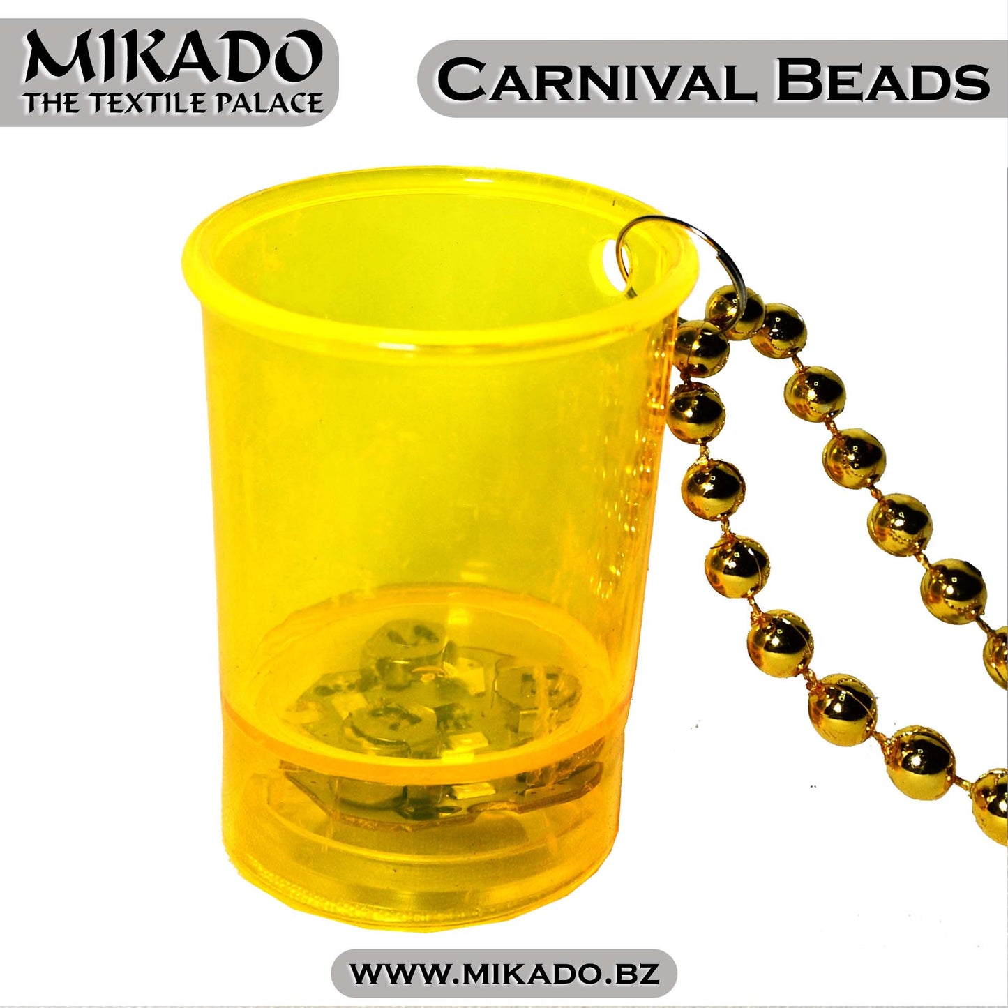 Party Beads w/ Light up Shot Glass