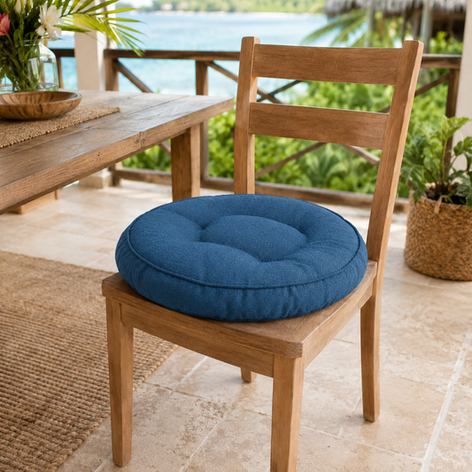 Linen Chair Pad | 16" Round