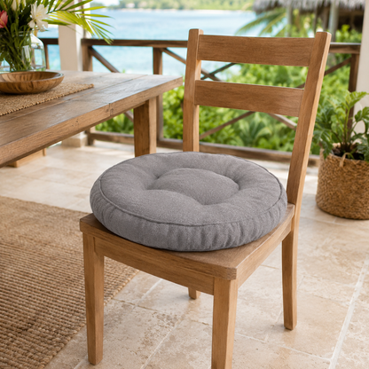 Linen Chair Pad | 16" Round