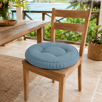 Linen Chair Pad | 16" Round