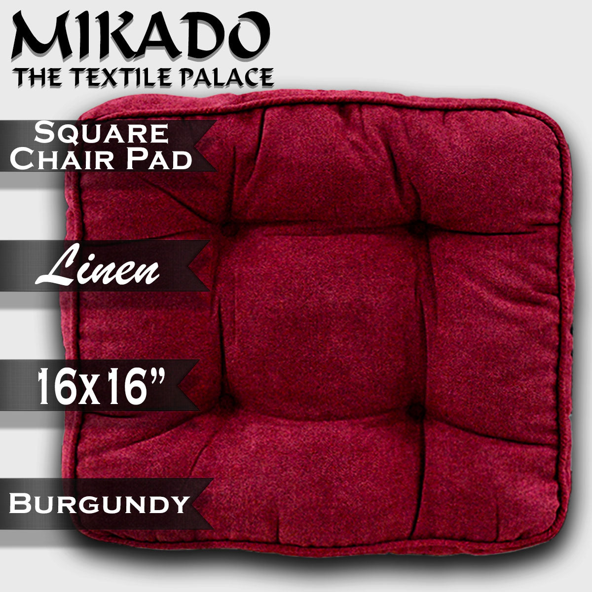 Square Chair Pad | Linen