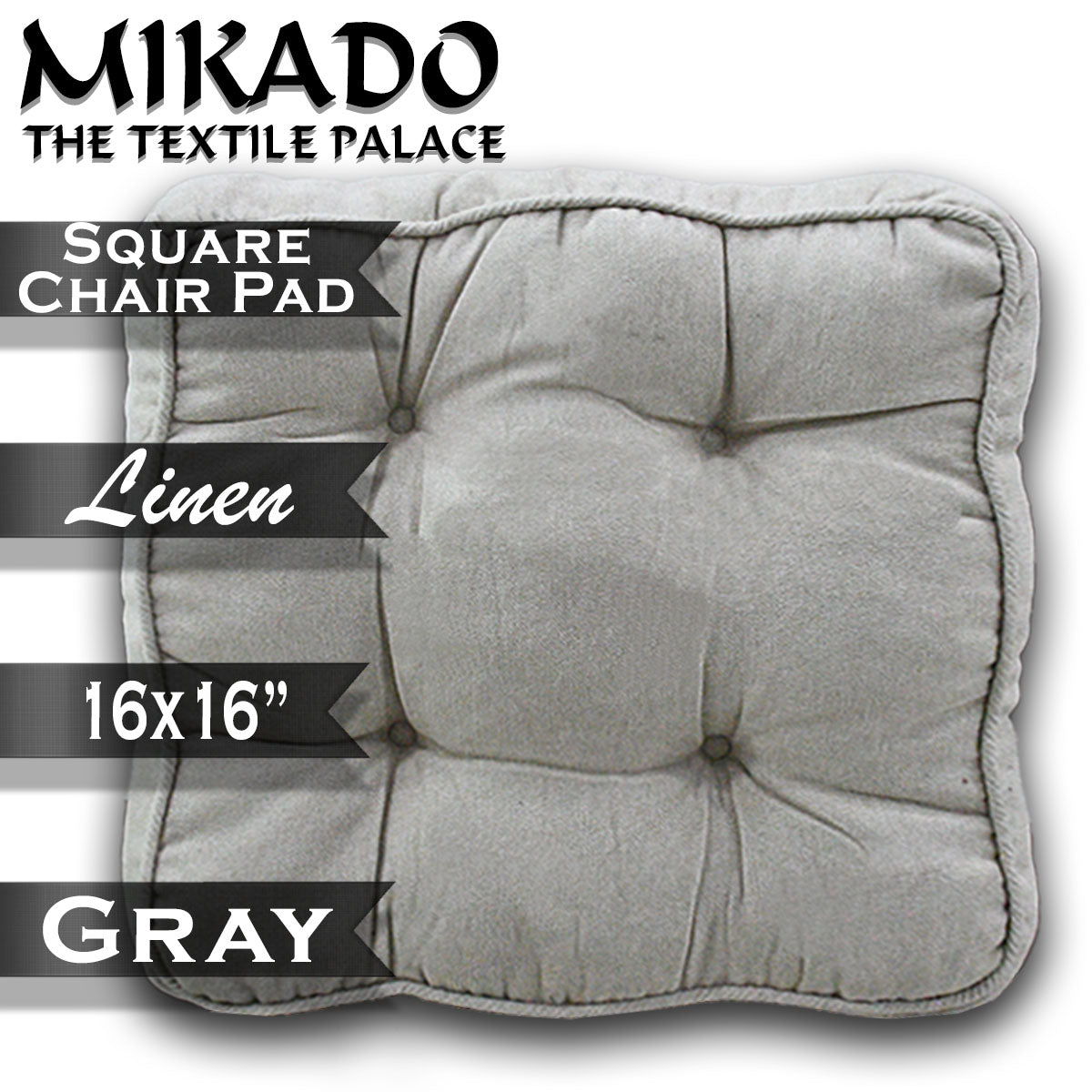 Square Chair Pad | Linen