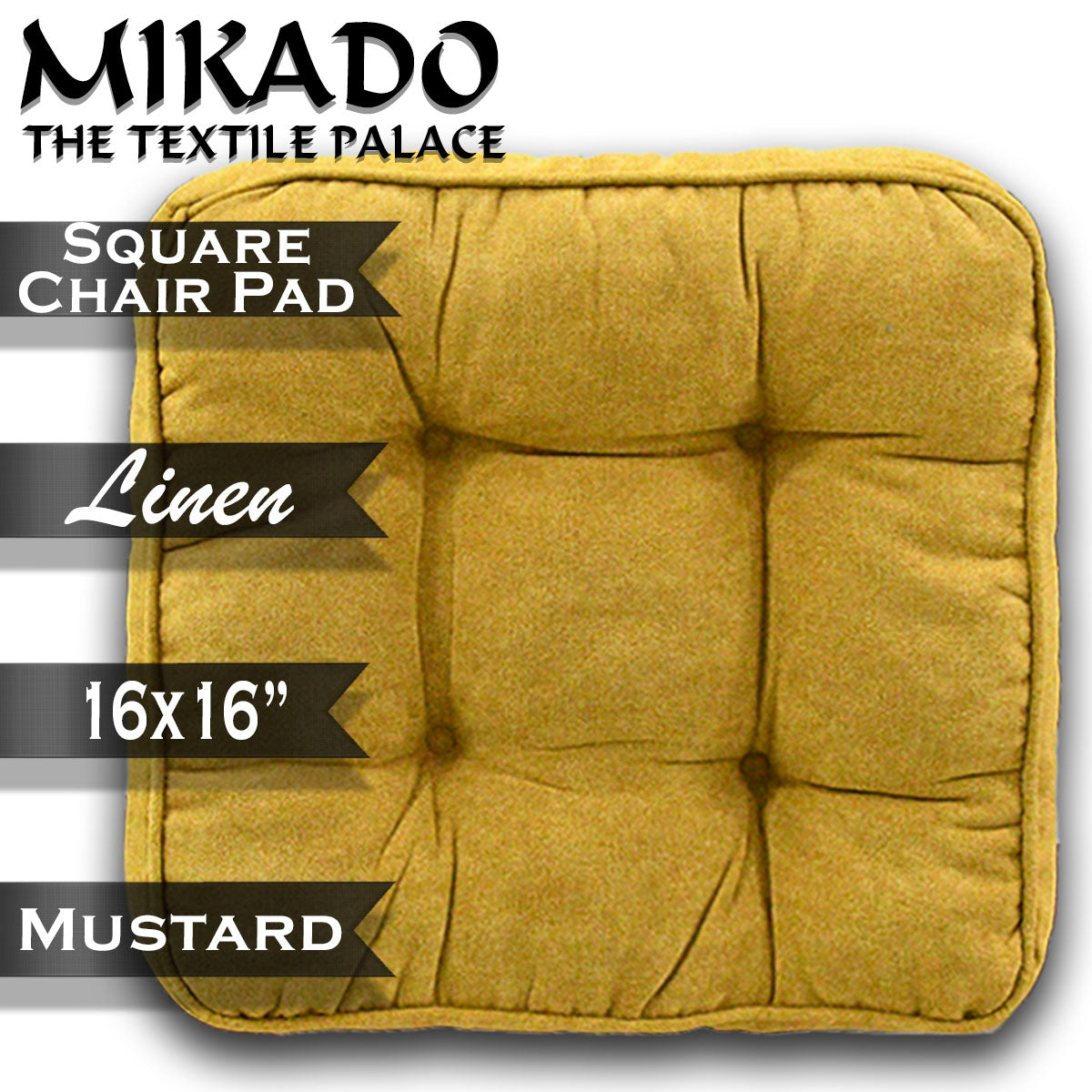 Square Chair Pad | Linen