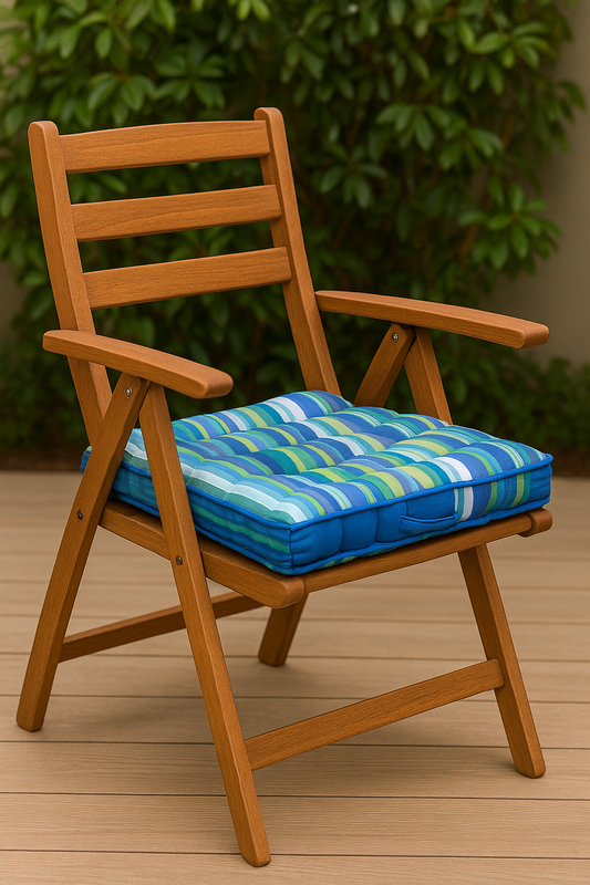 Outdoor Cushioned Chair Pad