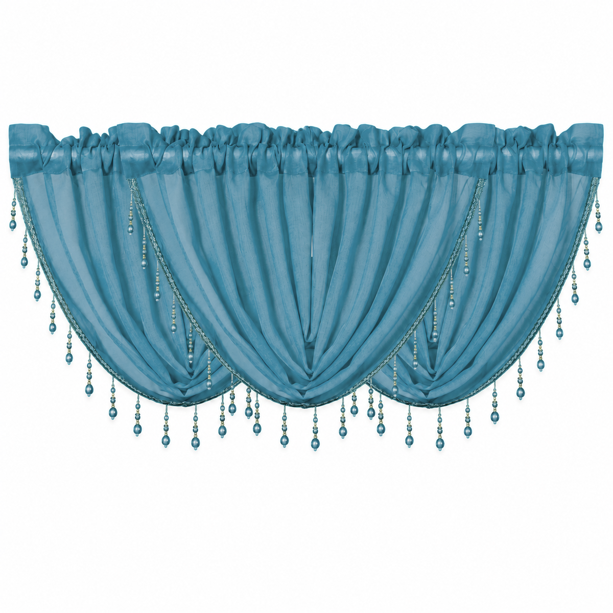 Dior Rod-Pocket Curtain Valance