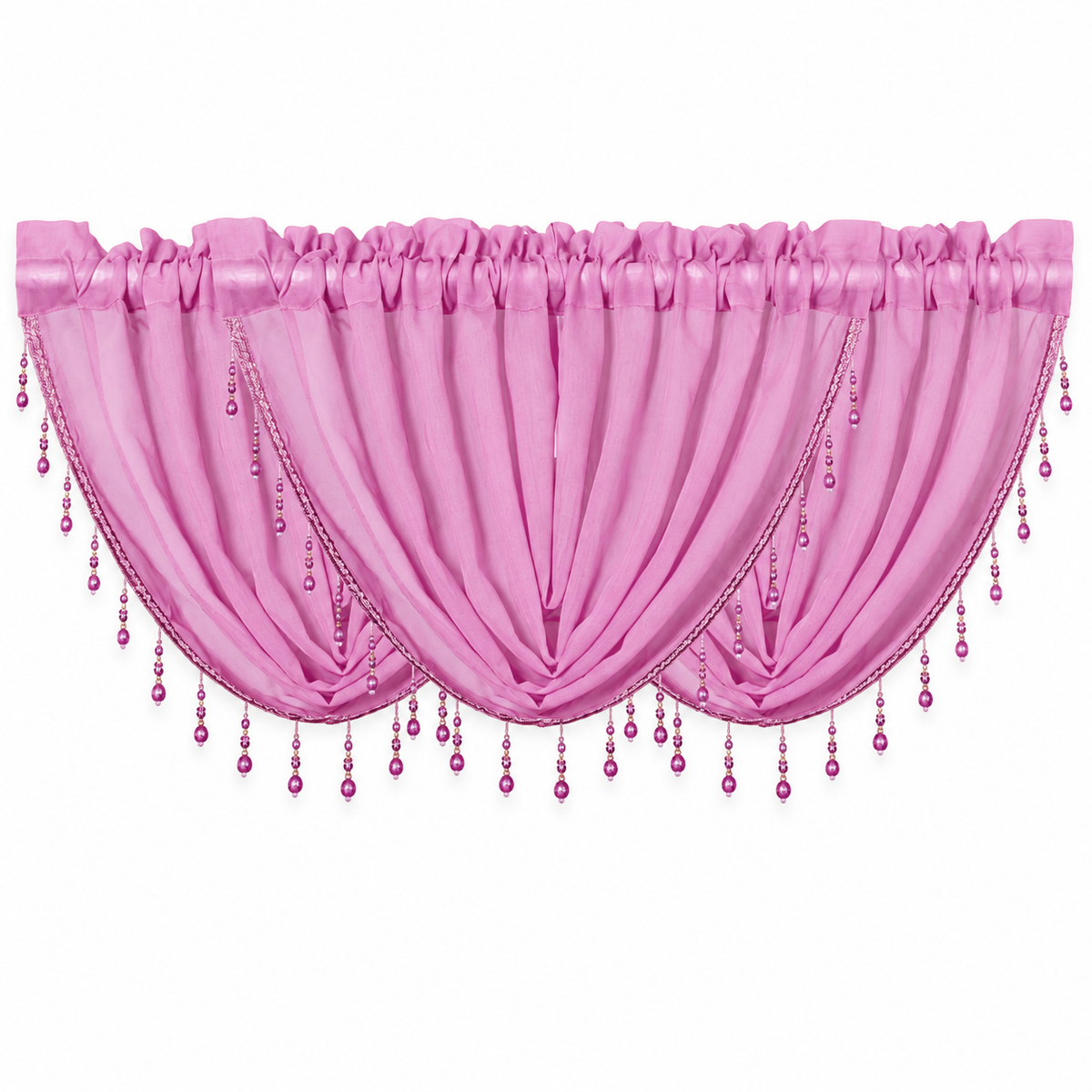Dior Rod-Pocket Curtain Valance