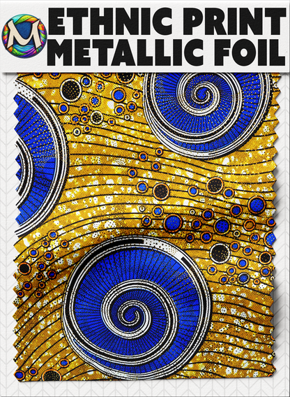 Ethnic Prints | Metallic Foil