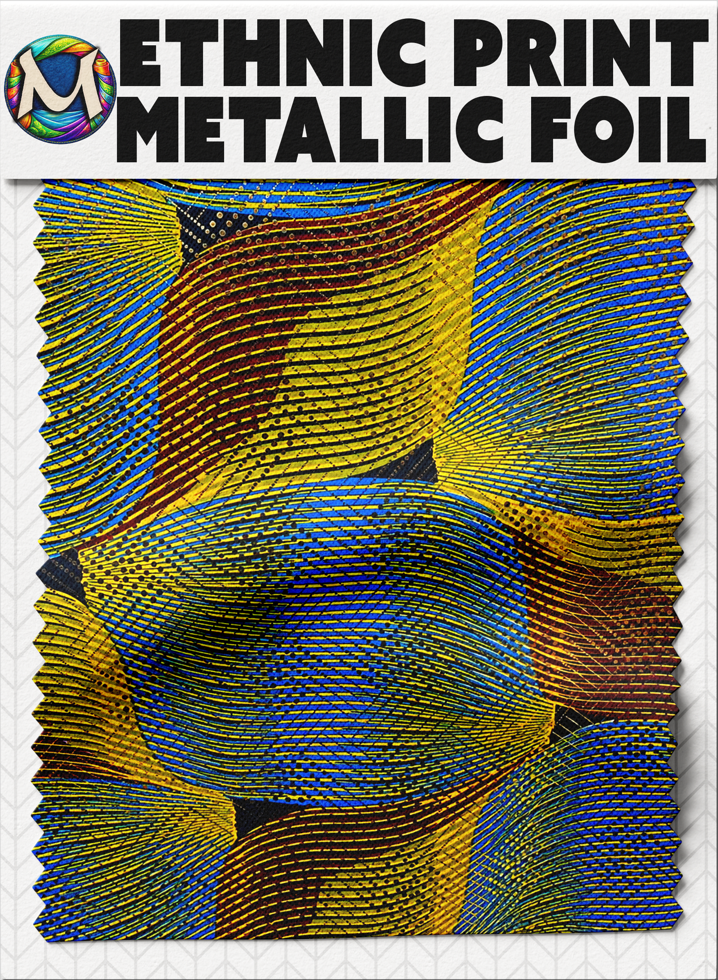 Ethnic Prints | Metallic Foil