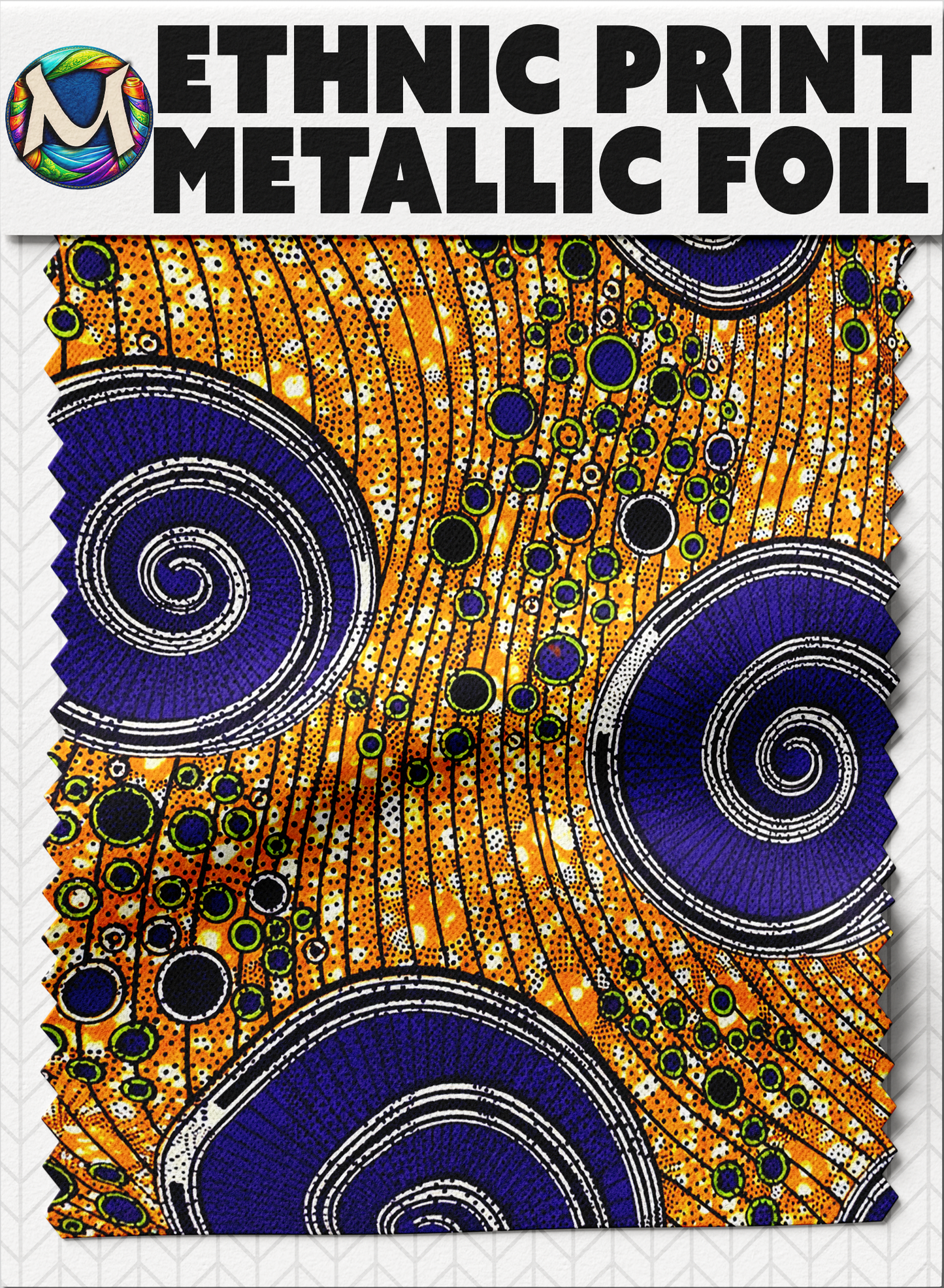 Ethnic Prints | Metallic Foil