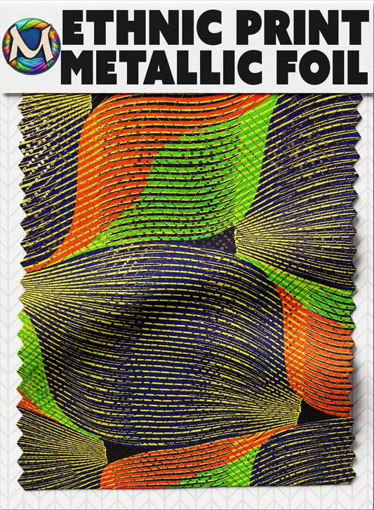 Ethnic Prints | Metallic Foil