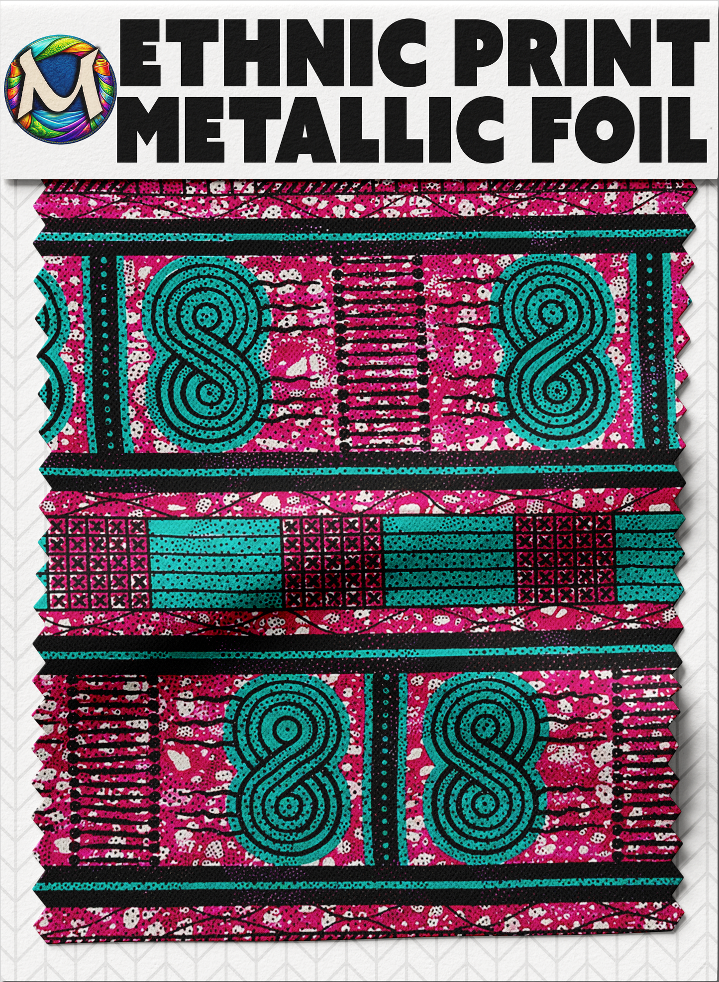 Ethnic Prints | Metallic Foil