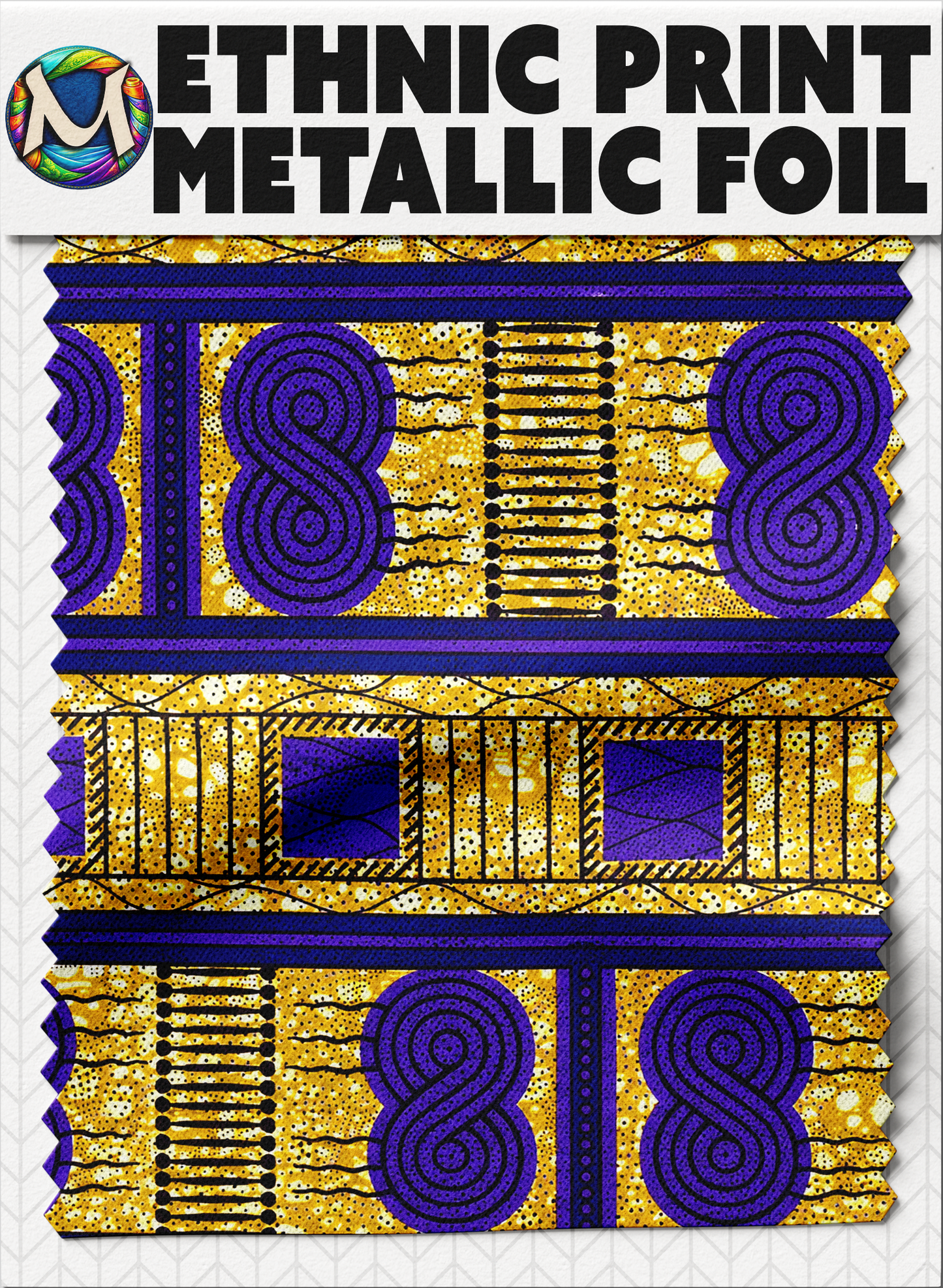 Ethnic Prints | Metallic Foil