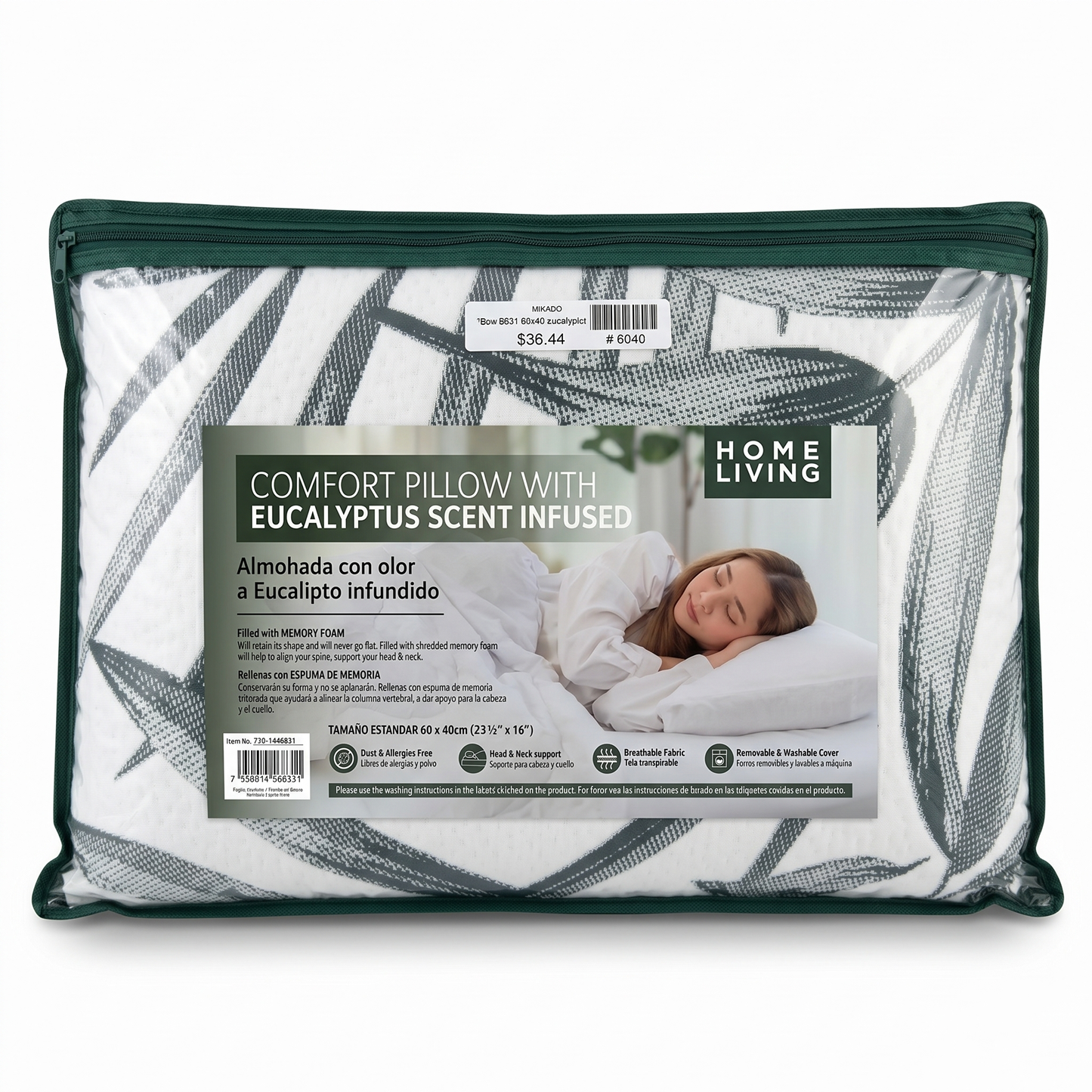 Eucalyptus Infused Comfort Pillow