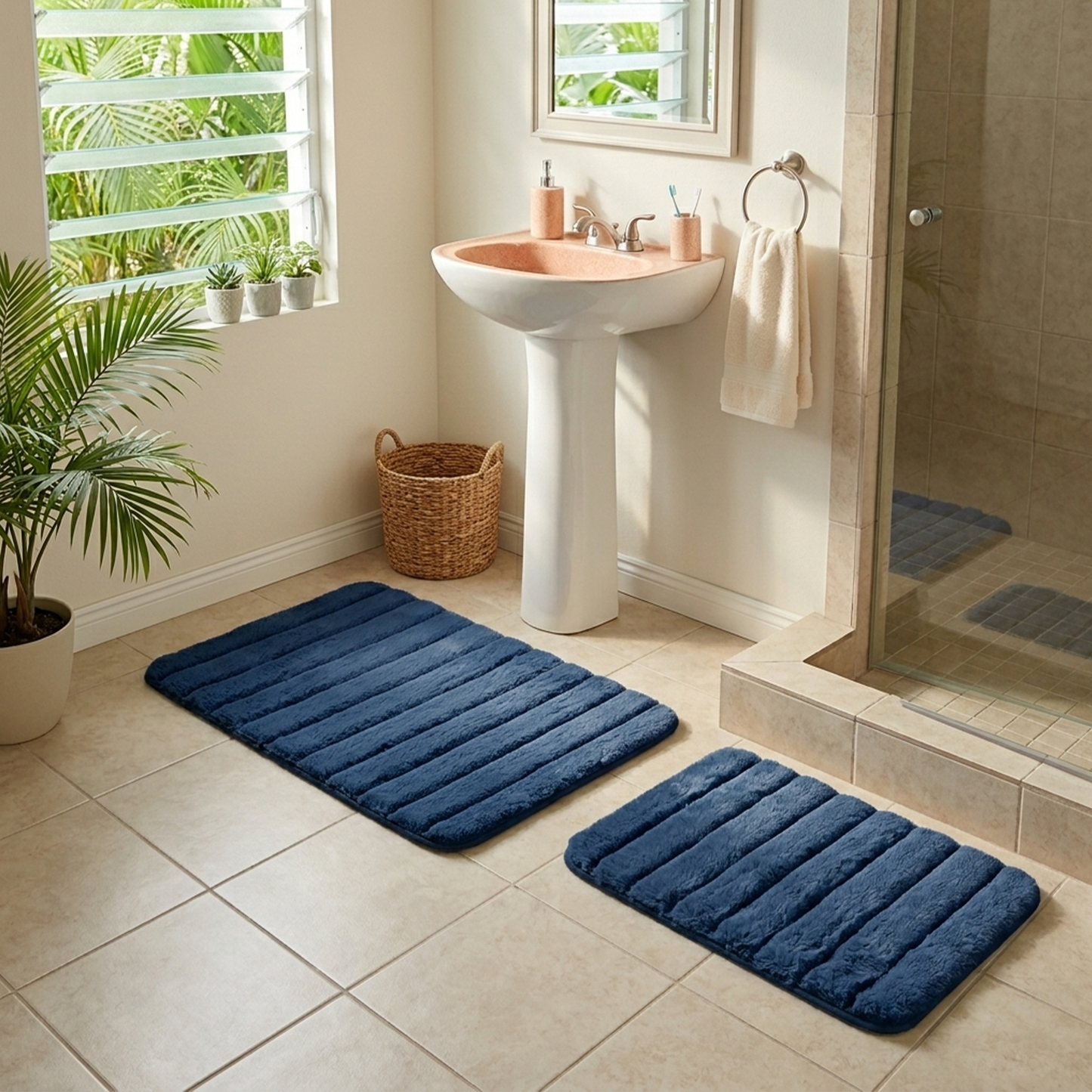 Charlotte Faux Fur Rug Set | 2 pieces