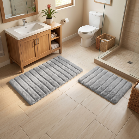 Charlotte Faux Fur Rug Set | 2 pieces