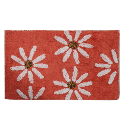 Cotton Floor Mat (Flowers)