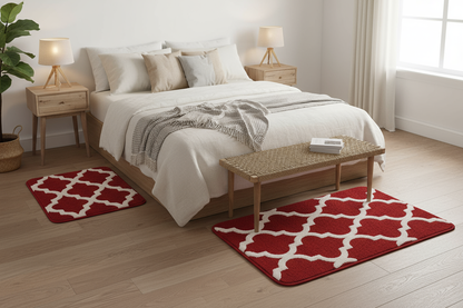 Freda Cotton Bathroom Rug Set | 2 pieces