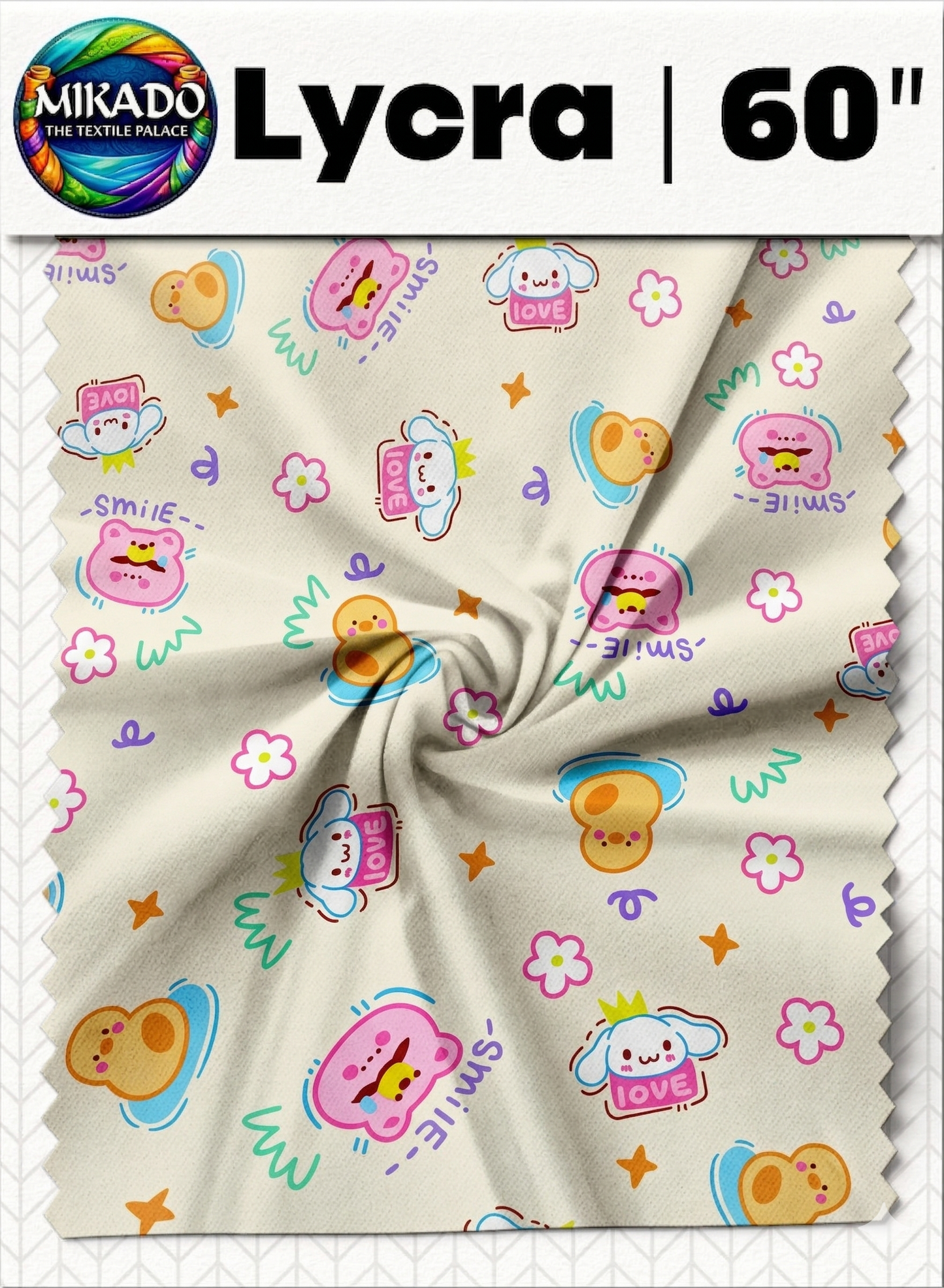 Lycra | Kids Prints | Pastels