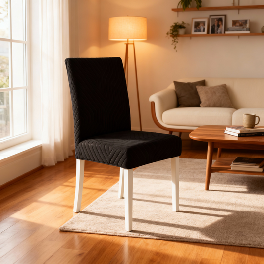 Geometric Stretch Chair Cover