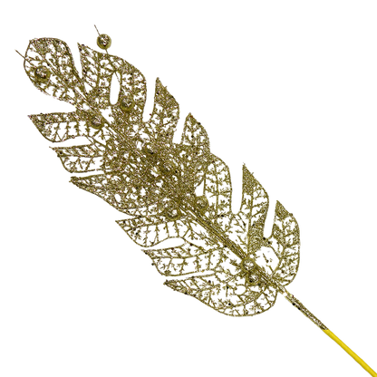 Glittered Leaves| Decorative