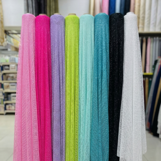 Metallic Mesh Tundra | Honeycomb Fish net