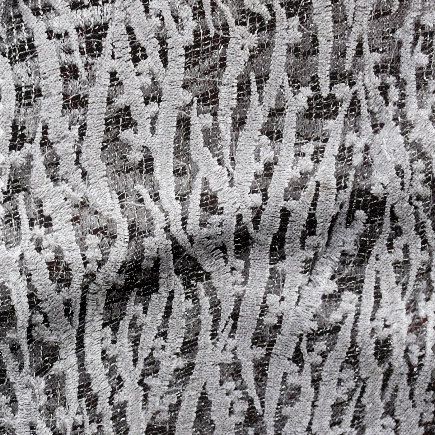 Hollywood Embroidered Sequined Fabric | Sequined Vines